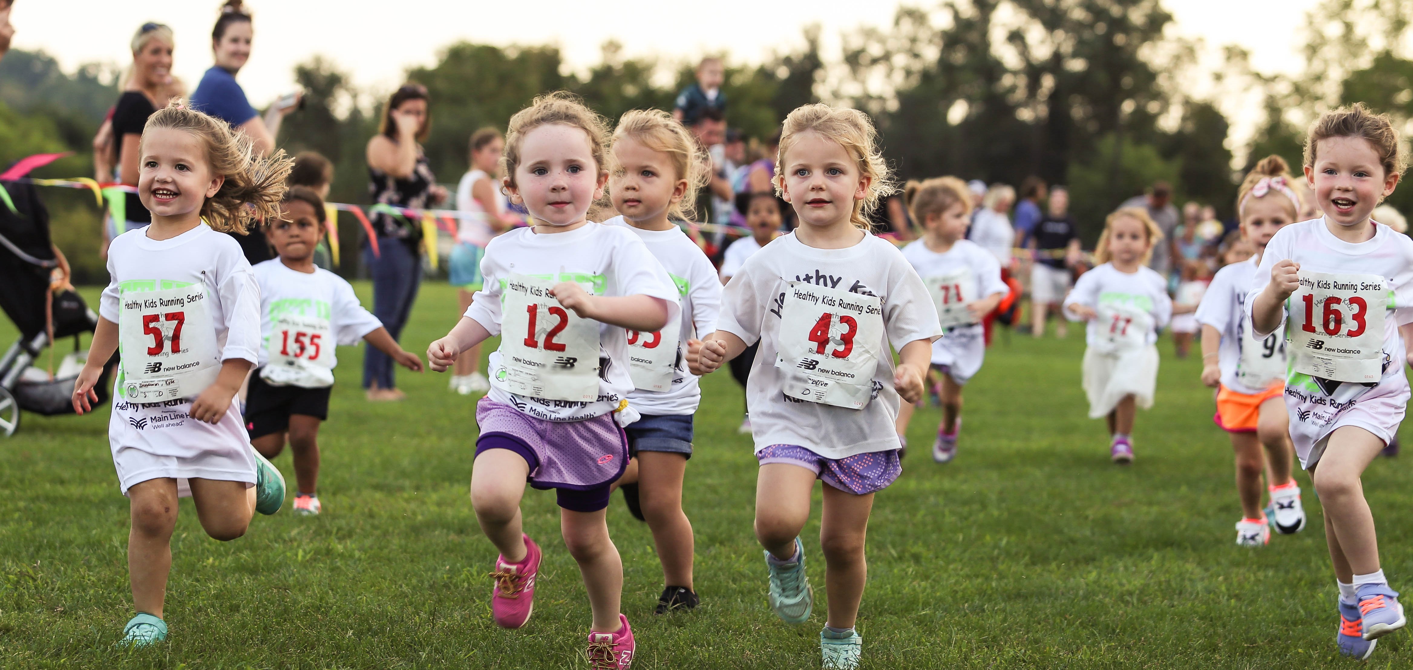 child running